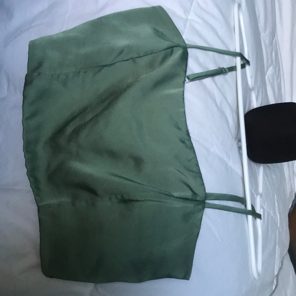Kendall and Kylie Satin crop top